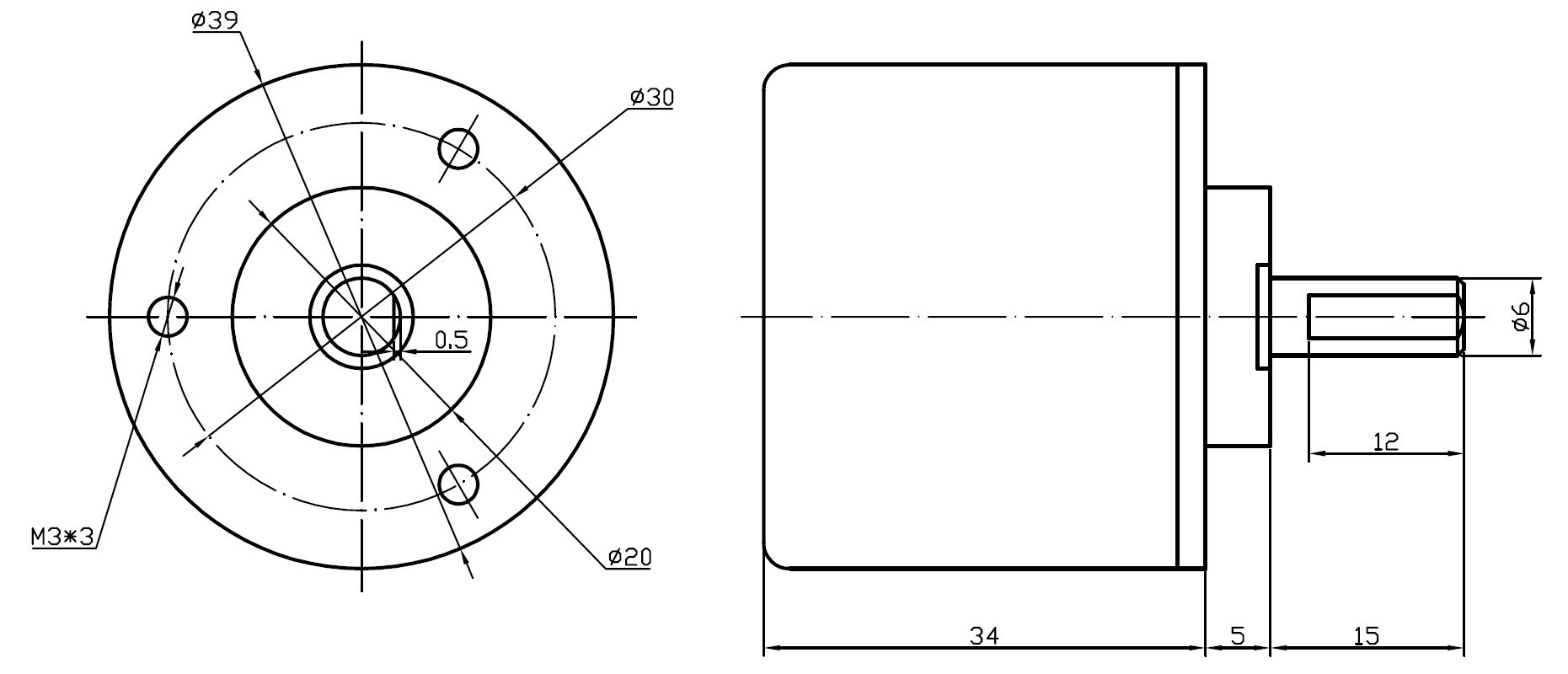 Absolute Encoder SSI Interface 1024P Brand Authentic
