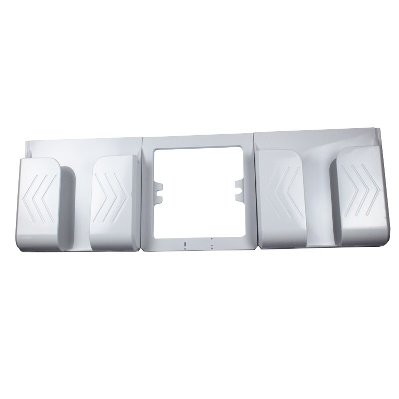 Usb-stikkontakt i dobbelt stil dobbelt usb-port 5v 2a hvid farve akryl patch ramme usbfdw -02: Dobbelt telefonholder
