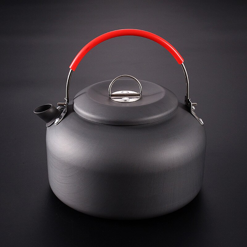 0.8L/1.4L Outdoor Lightweight Aluminum Camping Teapot Kettle Coffee Pot Outdoor Kettle for Camping Hiking Backpacking