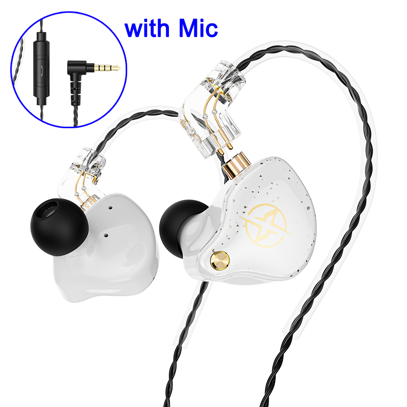X2 Pro 3,5 mm odłączane słuchawki przewodowe podwójne dynamiczne słuchawki HiFi zestaw słuchawkowy z basem Stereo muzyk Monitor słuchawki douszne sport bieganie: green