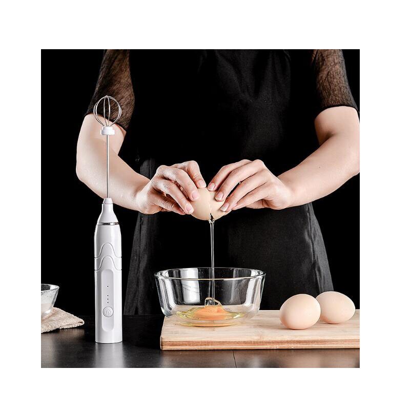 Electric egg beater hand-held household small egg beater USB charging mixer milk beater