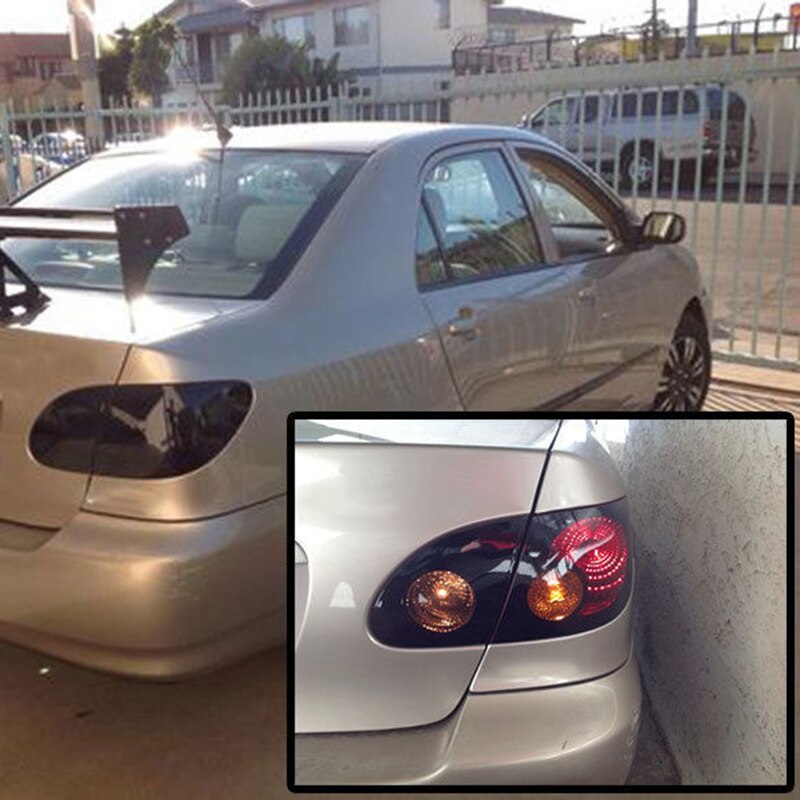 Gloss Dark Black Smoke Headlight Taillight Fog Light Tint Film Vinyl Brand