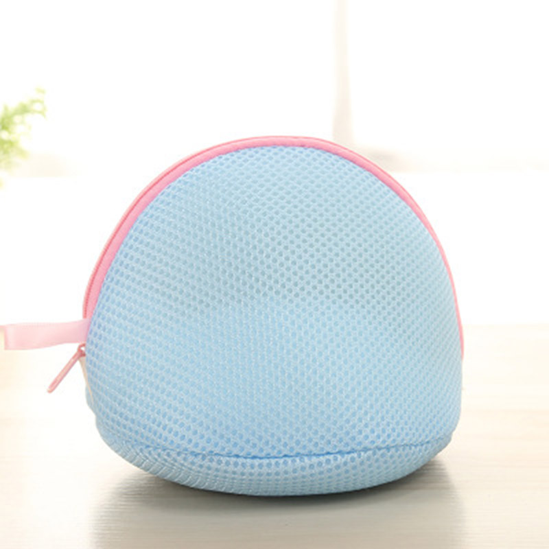 Beautiful Color Laundry Bags For Bra Underwear Lingerie Washing Machine Household Aid Kits Mesh Net Bag For Protecting Bras: Blue Shell