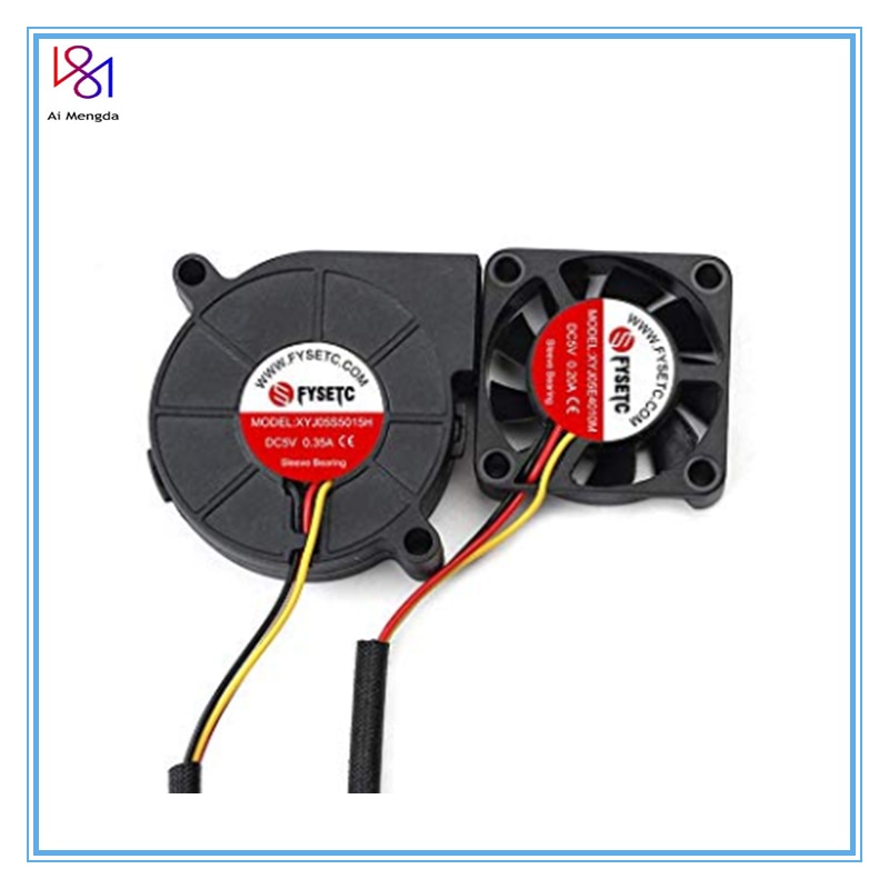 4010 5015 DC 5V Prusa i3 MK3 Cool Blower Fan Kit Extruder Hotend Cooler Radiator for 3D Printer DIY Parts Accessories