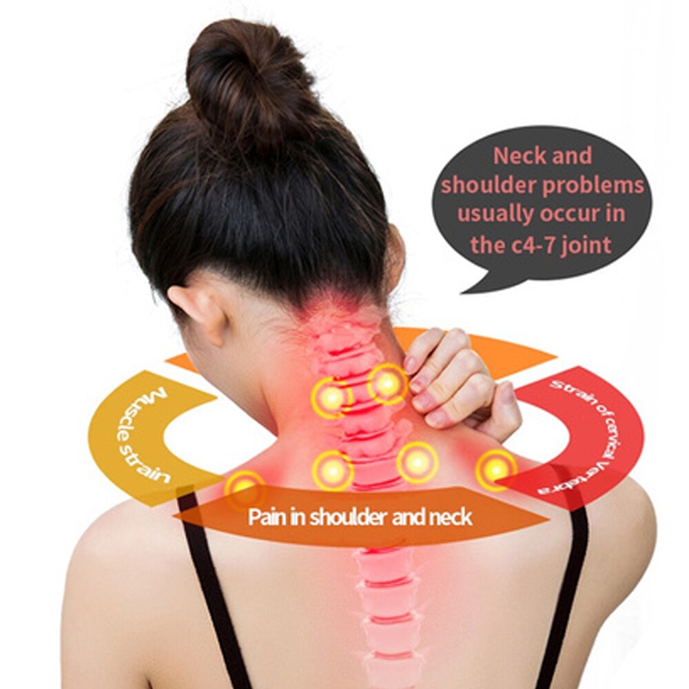 Elektrische 4D Clever Nacken Massagegerät 6 Kopf Puls Halswirbel Massagegerät Körper Entspannen Schmerzen Linderung die Gesundheit Pflege Massage Maschine Neue