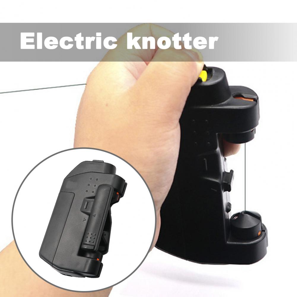 Elektrische Knoper Automatische Snel Knopen Abs Lijn Knoper Vishaak Tier Koppelverkoop Tool Visserij Accessoires