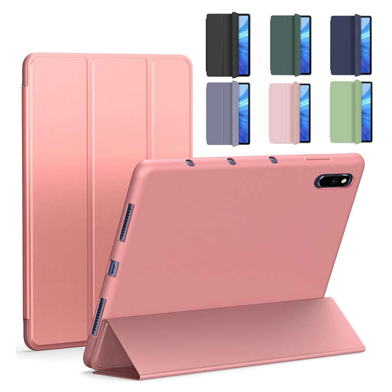 Flip Lederen Tablet Case Voor Huawei Mediapad M5 Lite 10 Silicone Smart Cover Shell Coque Media Pad M5 Lite 10.1 inch Fundas Capa