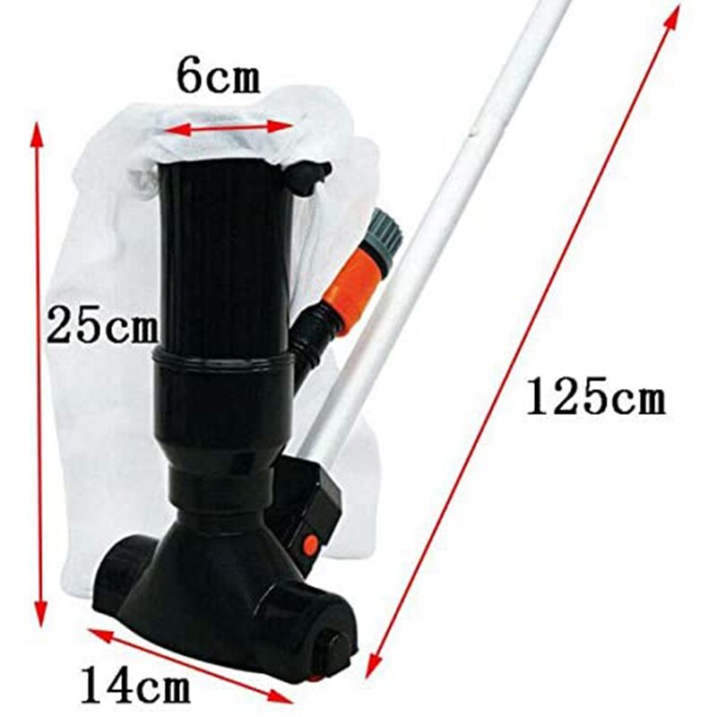 Pool Vacuum Underwater Cleaner, Handheld Pool Vacuums Floating Objects Cleaning Tools for Inflatable Pools