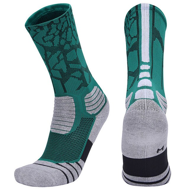 Men Outdoor Sports Elite Basketball Socks Men Cycling Socks Compression Socks Cotton Towel Bottom Men's Socks: LvBai / EU 43-46 US 9-10.5