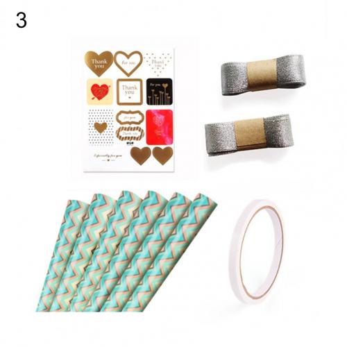 Papier d&#39;emballage pour bonbons, sans odeur, pratique, pliable, festif, tactile, emballage, 1 ensemble: 3