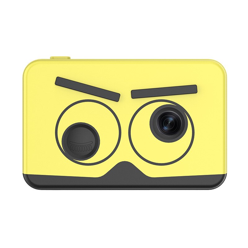 Cartoon Digital Camera For Kids Children Cute Camera 20MP 1080P HD Photo Video Cameras For Kids Birthday For Girl Boy: Yellow / With 32GB SD Card