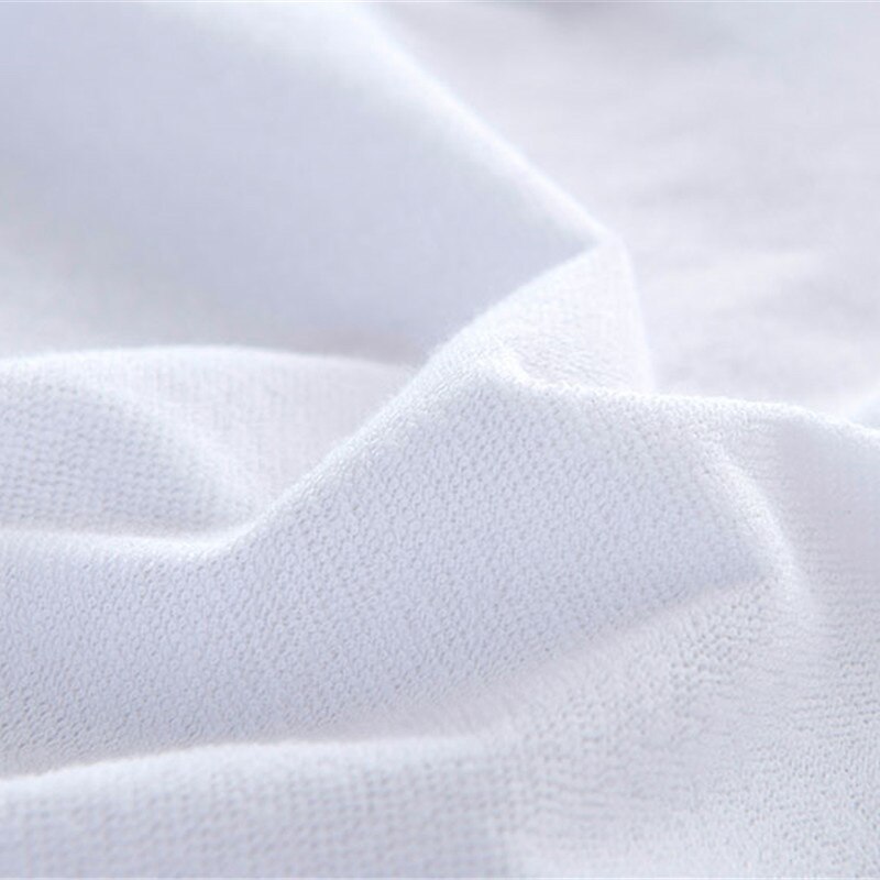 Terry Waterdichte Matrashoes Anti Mijten Laken Waterdicht Matras bescherming bed pad Matras Topper katoen namatrasnik: WHITE / 120x200cm