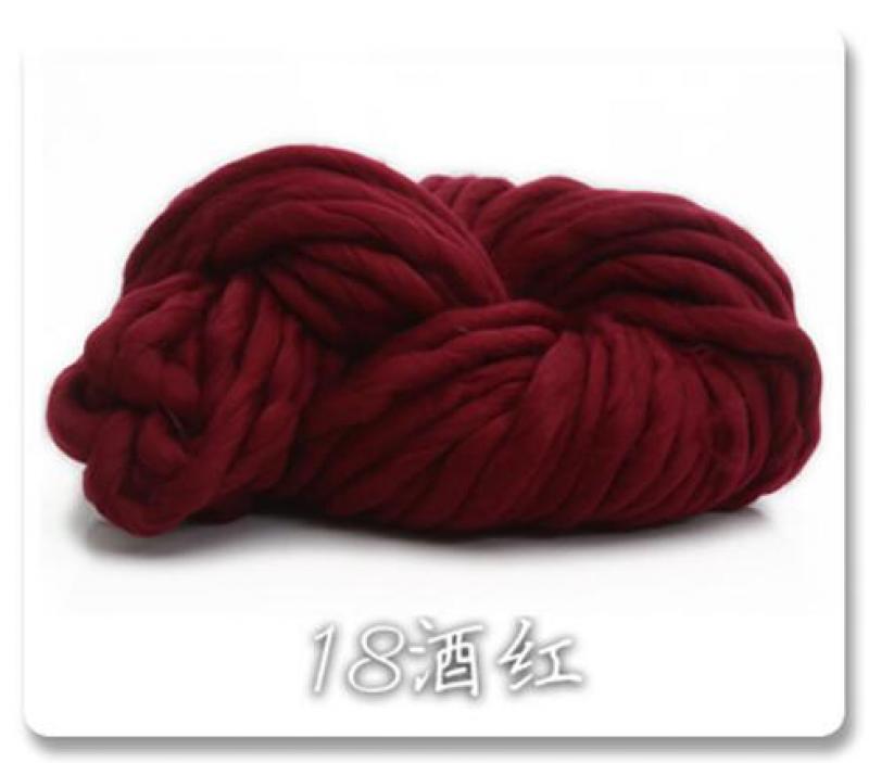 Super Chunky Merino Wool Yarn Giant Wool Extreme Knitting Arm Knitting Super Bulky Chunky Yarn for Hand knitting Polyester 500g
