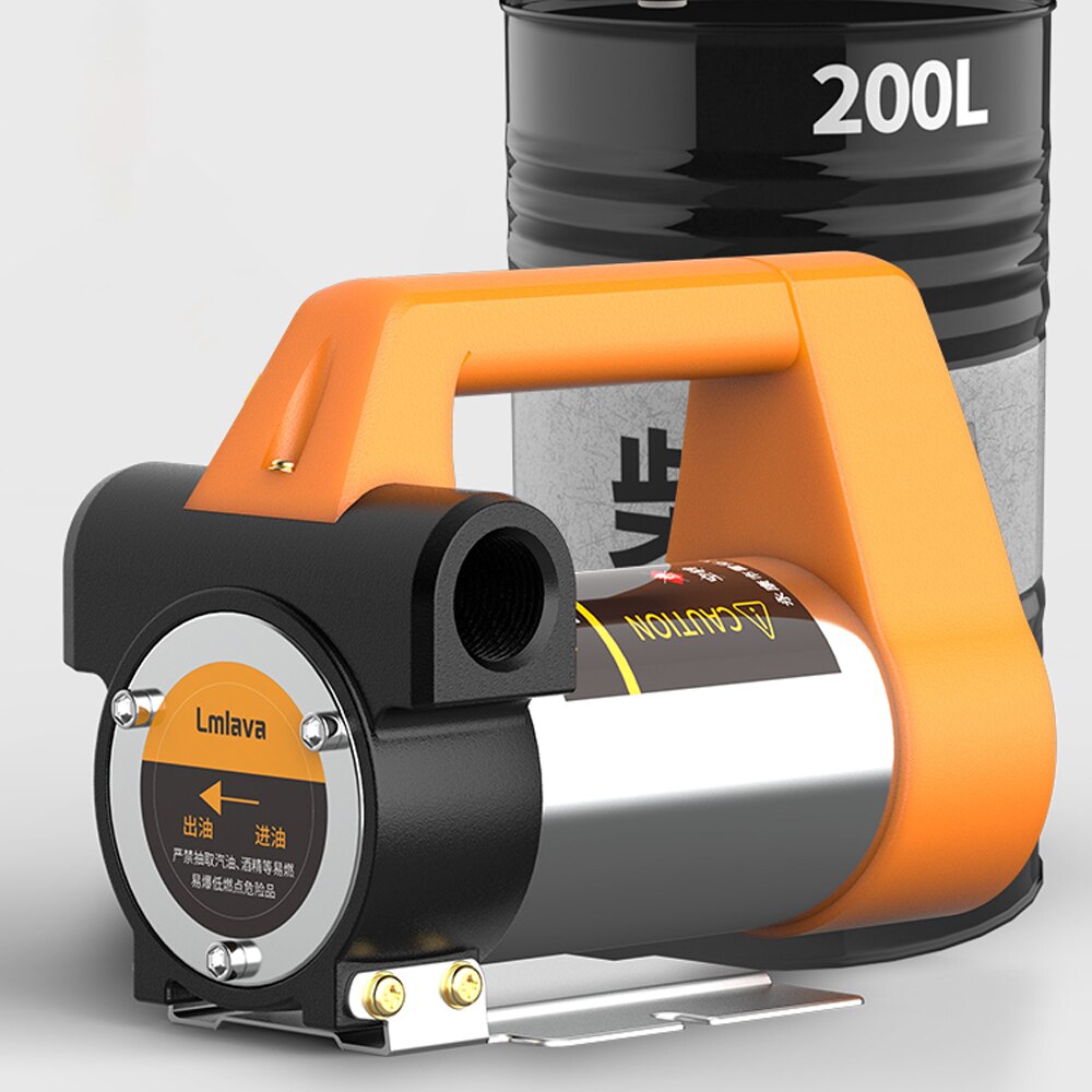 AC 220V Diesel Pump DC 12V/24V Electric Diesel Kerosene Transfer Pump 60L/min Vehicle Diesel Transfer Pump Tanker Oil Extractor