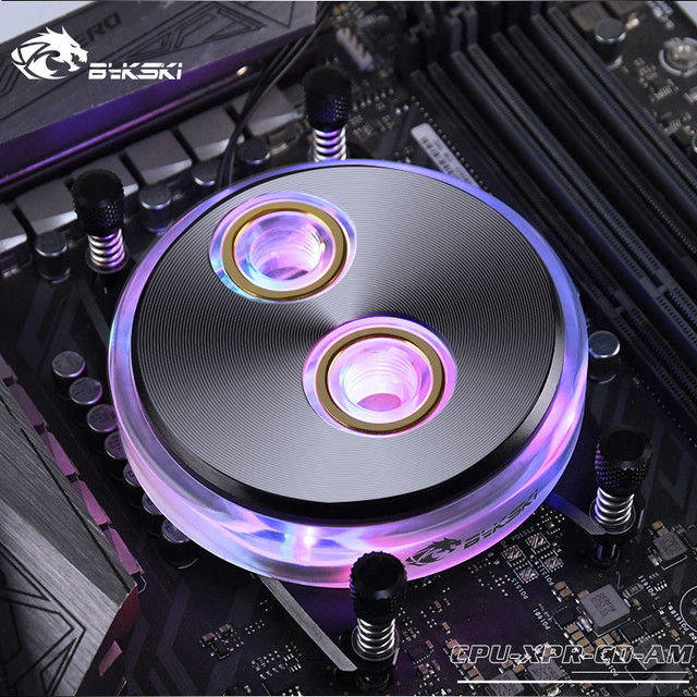 Bykski CPU Water Block For Intel 1150/AMD Ryzen AM2 AM2+ AM3 AM4 FM2 FM1 PC Cooler,5V/3PIN 12V/4PIN CPU-XPR-CD-AM/CPU-XPR-CD: AMD-Black / 12V 4PIN