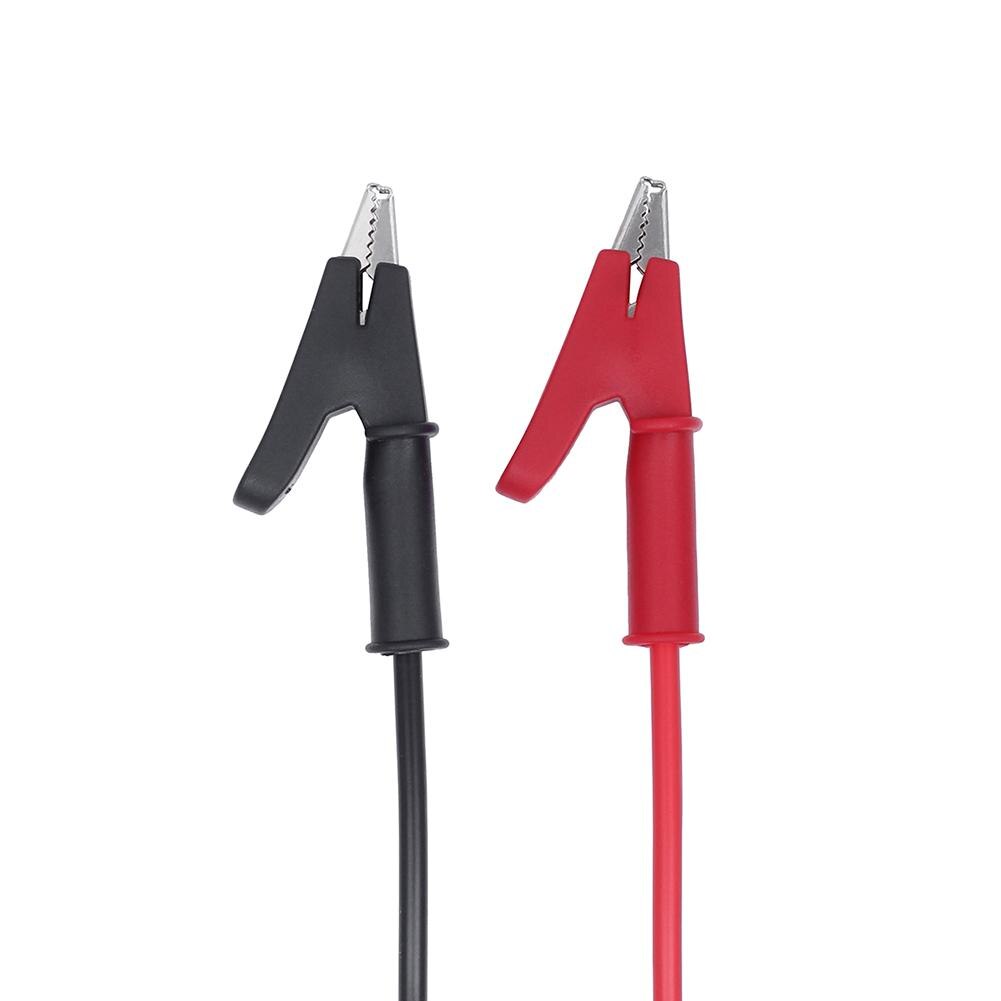 1 Pair Meter Alligator Clip Test Cable Lead Connector Crocodile Clip Connector Dual Probe For Multimeter Measure Tool