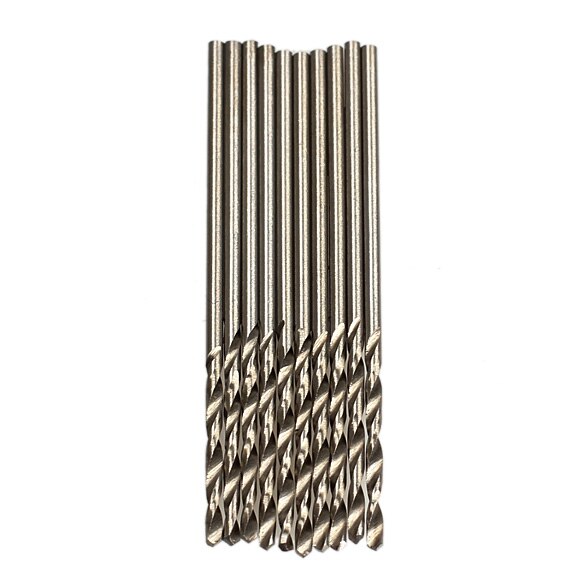 10Pcs Micro HSS Twist Drilling Auger Bit Set for Electrical Drill Tools Kit Spiral Torque Drill BV789: 1.5mm