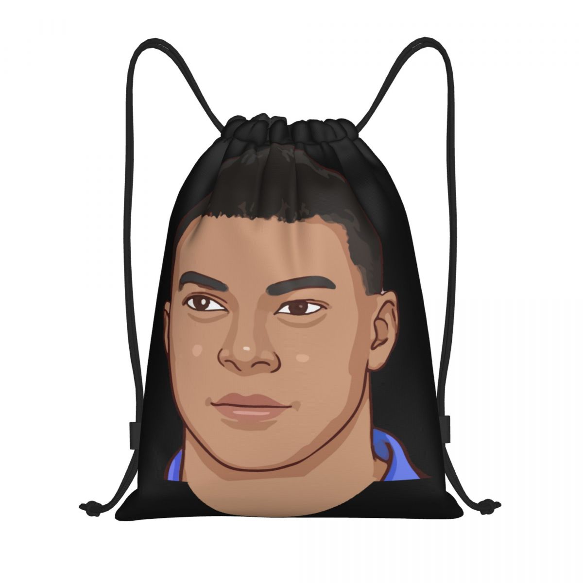 Anpassade mbappes fotbollsryggsäckar med dragsko, män kvinnor, lätta franska km-fotbolls-gym-sportsäckar för yoga: Rosa