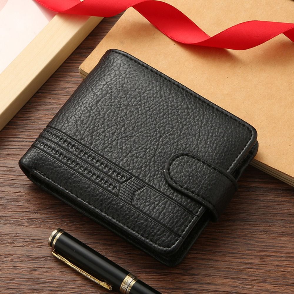 Men Wallets Leather Zipper Purse Man Slim Card Horders Male Short Multi-card Wallet Coin Pocket Purse: Beige