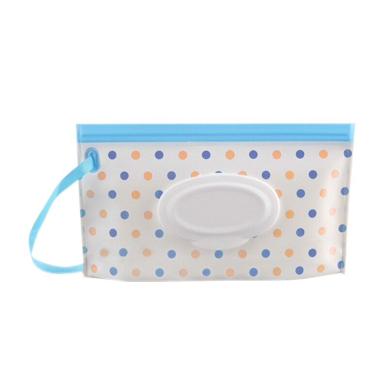 Boîte de lingettes pour bébé, sac de transport de lingettes de nettoyage, bouton-pression rabattable imprimé à la , boîte de rangement de lingettes humides réutilisables: 13