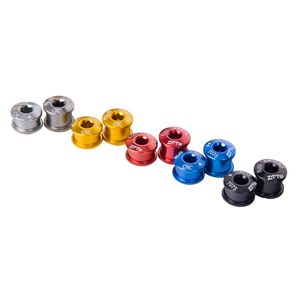Ztto 5 stuks mtb racefiets fiets kettingbladbouten cnc kettingbladschroeven voor onderdelen crankstel fietsonderdelen