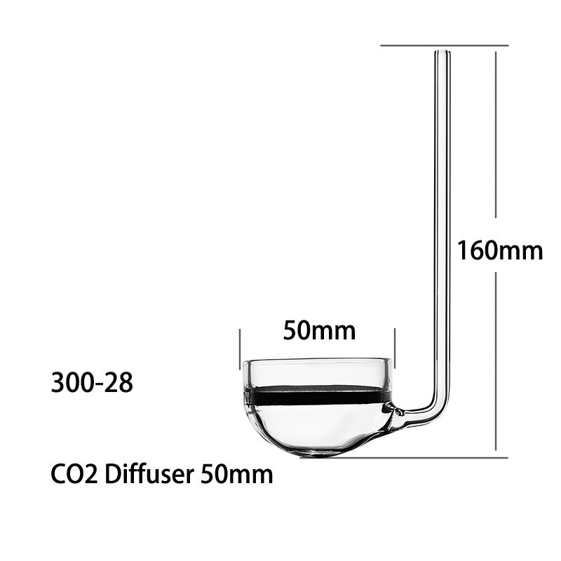 VIV ADA Co2 System Co2 Diffuser Co2 Bubble Counter for Plant Tank: 300-28
