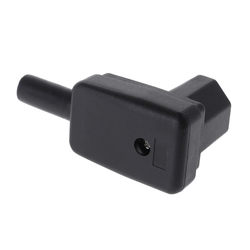 neue 90 Grad Abgewinkelt IEC 320 C13 Weibliche Stecker AC 10A 250V Energie Kabel Stecker