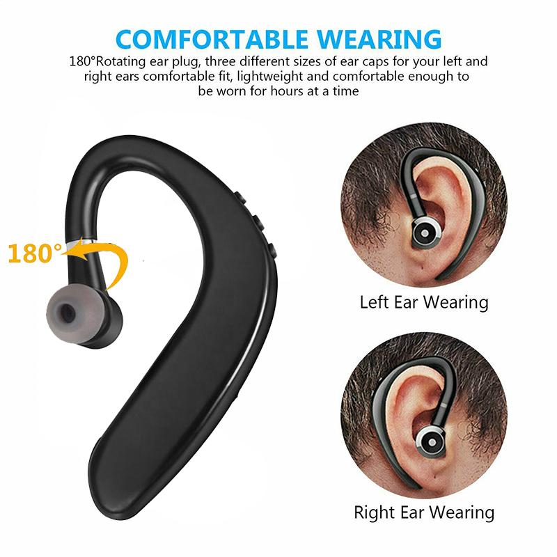 S109 Bluetooth-compatibele draadloze koptelefoon Zakelijk handsfree bellen Waterdichte headset Draadloze headset voor autotelefoongesprek