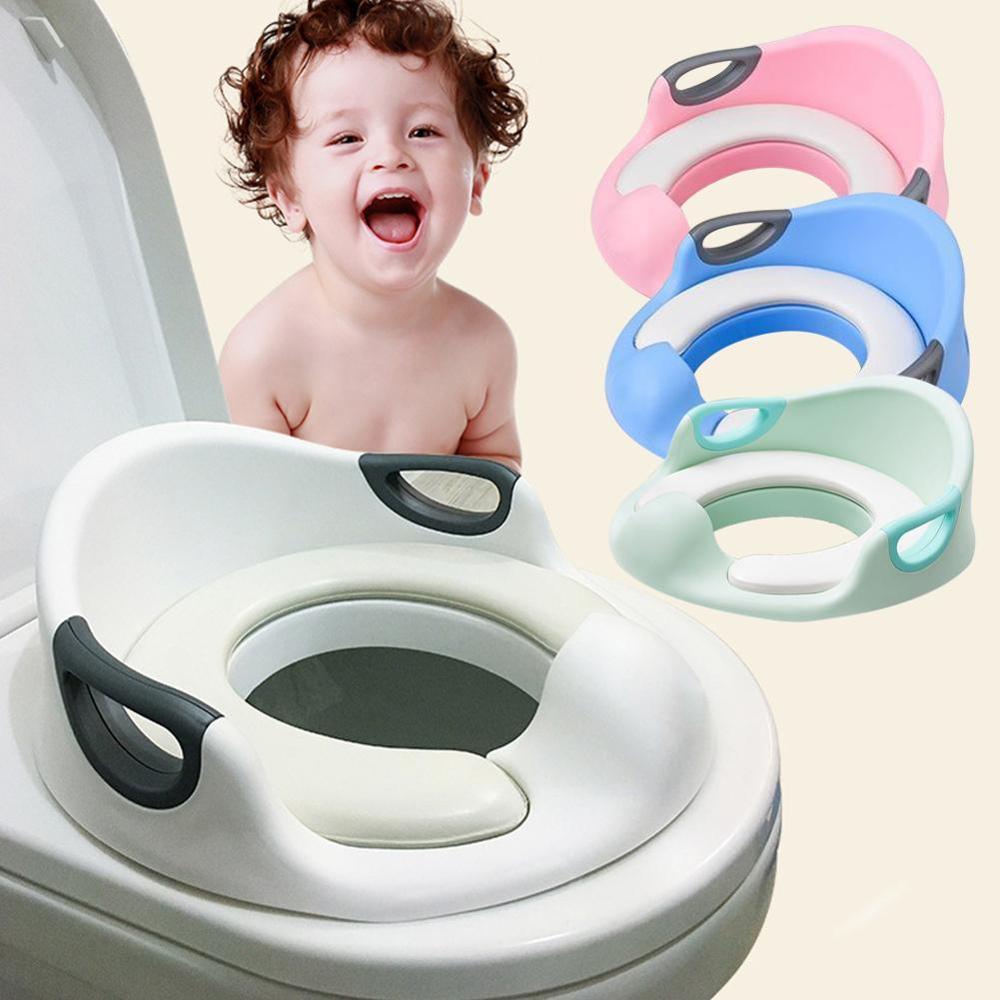 Leuke Baby Cartoon Draagbare Toiletbril Anti-Slip Verstelbare Kussen Potje Ring Mannelijke En Vrouwelijke Kinderen Extra Draagbare Toiletten
