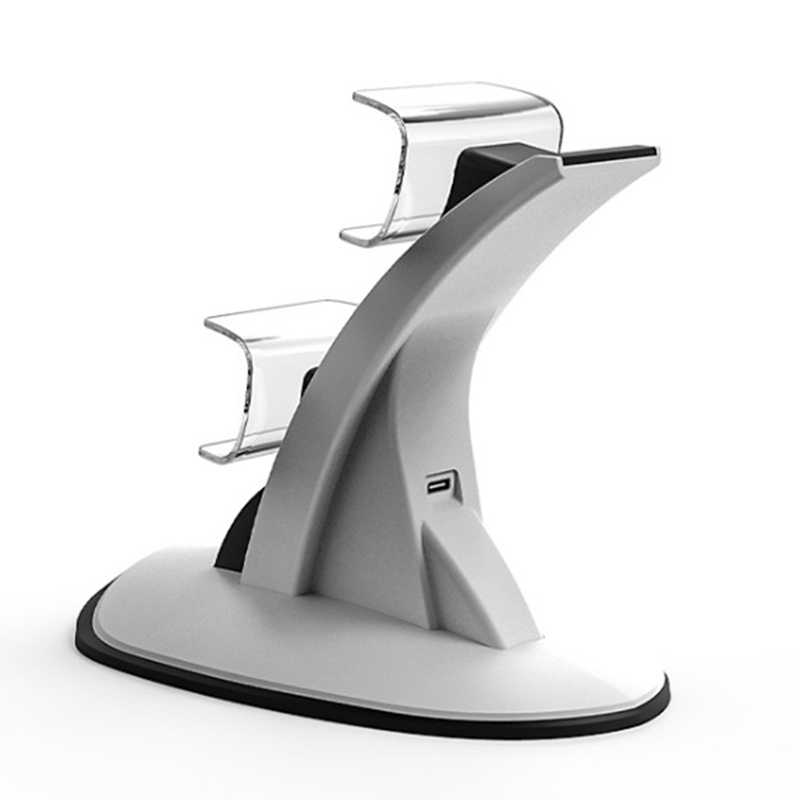 Für  ps5 controller kann die led-anzeige der dockingstationsbasis, der schnellladestation und  ps5 controllern geladen werden.