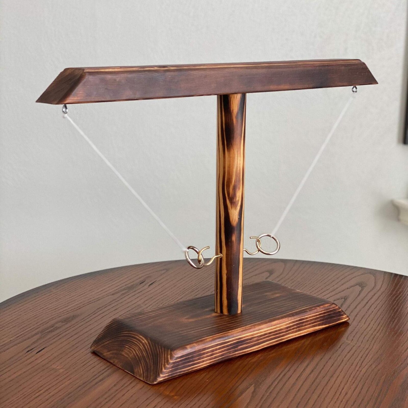 Ring Toss Game Home Party Interactive Party Game Handmade Wooden Hook And Loop Interactive Drink Games For Children And Adults