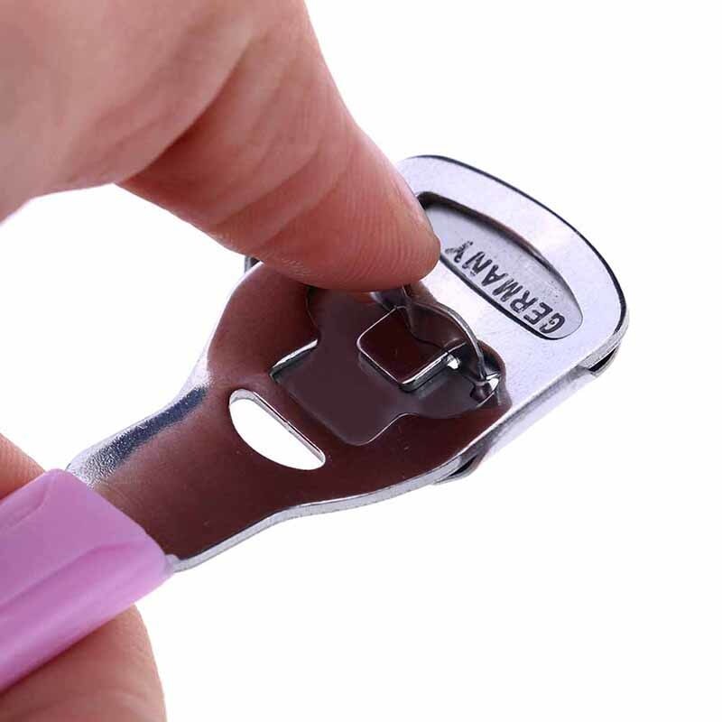 Raspador de durezas para pies, cortador de eliminación de piel muerta, callos, cutículas, durezas, cuchillo, exfoliante para pie, herramienta de pedicura, 1 ud.