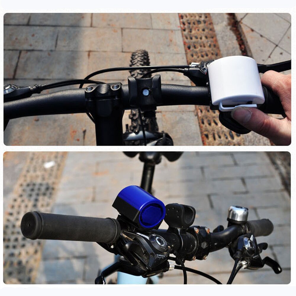 Sirena della polizia bici campana elettrica avvisatore acustico avviso sicurezza anello manubrio bicicletta campanello di allarme MTB strada bicicletta accessori ciclismo