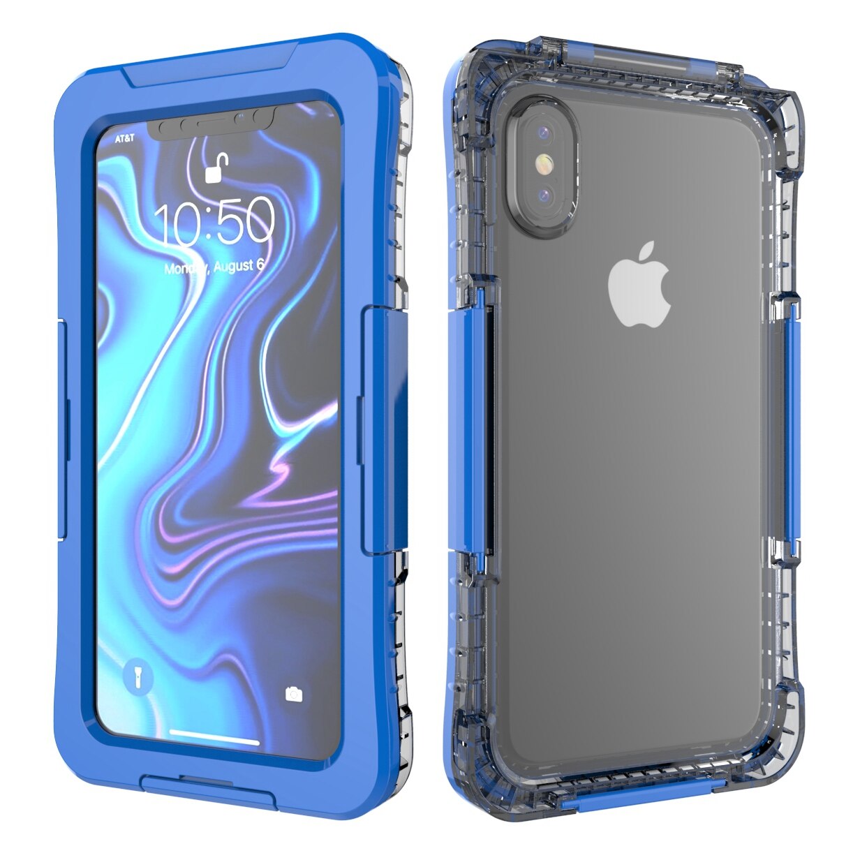 KISSCASE Shockproof Full Protective Phone Case For Samsung S10 Plus Waterproof Case For Samsung Galaxy S10 S10E Water Proof Bag: S10E / Blue