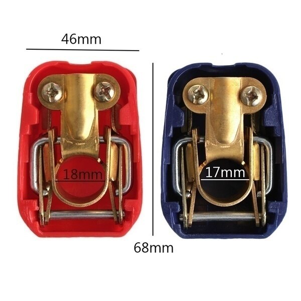 2Pcs Car Universal Detachable Quick Release Battery Terminal Clip Connector 12V for Car Caravan Motorcycle Boat Auto Parts