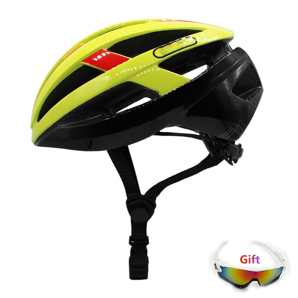 Polkupyörän mtb kypärä kevyt hengittävä kiinteästi muotoiltu unisex kypärä pyöräily urheilu pyöräilykypärä: Neon keltainen