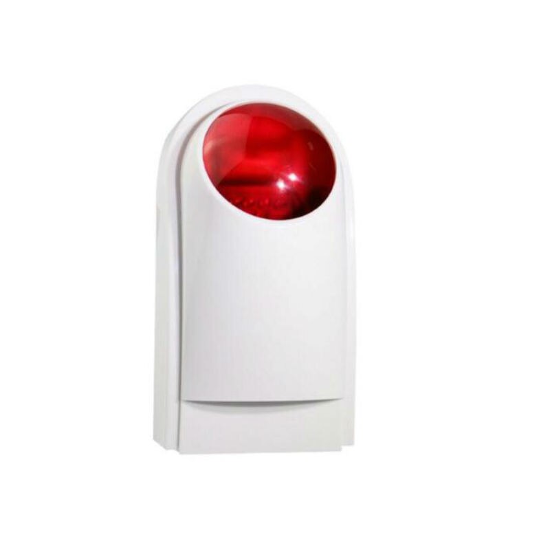 Tuya 4G Wifi GSM Alarm System For Home Security&amp;Protection 433MHz Detector Smartlife APP Intelligent House Burglar Alarm System: Red Strobe Siren