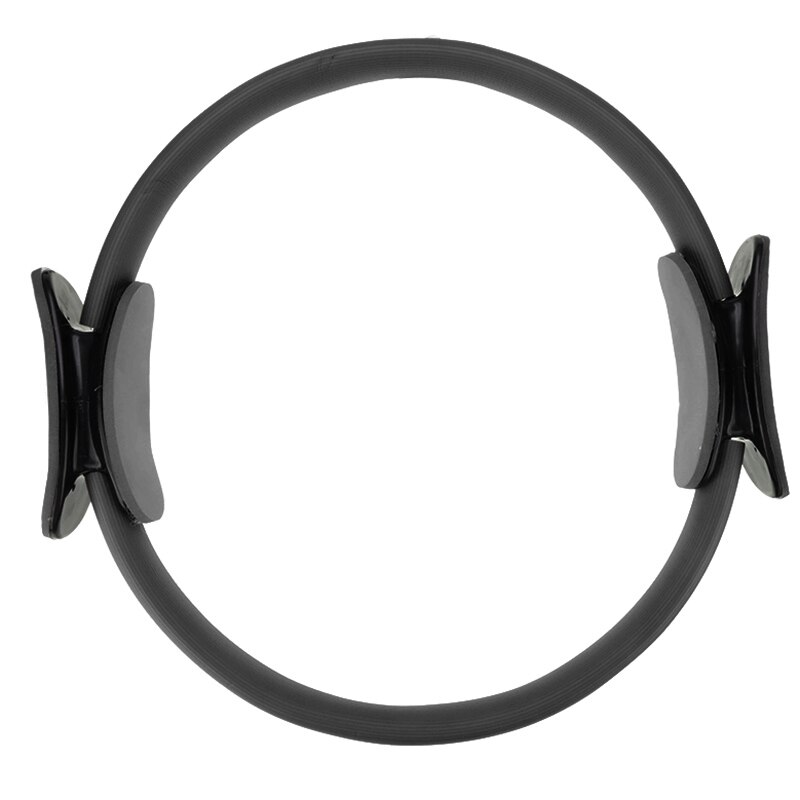 Yoga Fitness Circle Pilates Sport Magic Ring Workout Gym Home Training Muscle Resistance Circle Exercise Sport Tool: Black