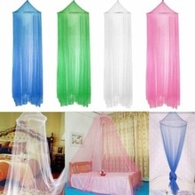 Wit Roze Blauw Ronde Lace Curtain Dome Bed Ronde Opgehangen Solid Sweet Canopy Netting Prinses Klamboe