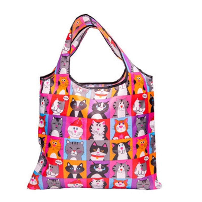 Large Size Foldable Shopping Bag Reusable Eco-friendly Waterproof Backpacks Tote Grocery Foldable Storage Bag Shopper bag: 6