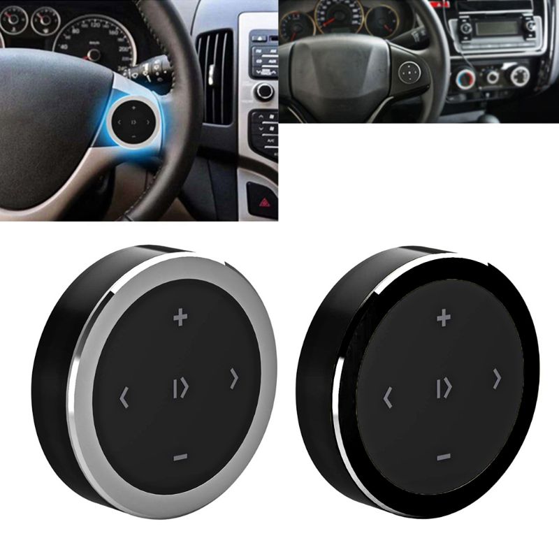 Draadloze Bluetooth 3.0 Media Knop Auto Motorfiets Stuurwiel Muziek Spelen Afstandsbediening Voor Ios/Android