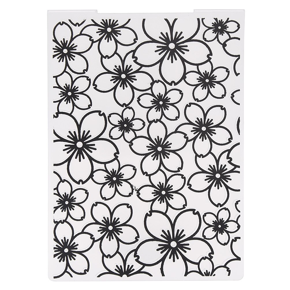 Flower Plastic Embossing Folder Template For Diy Scrapbooking Paper Card Making Decoration: 7