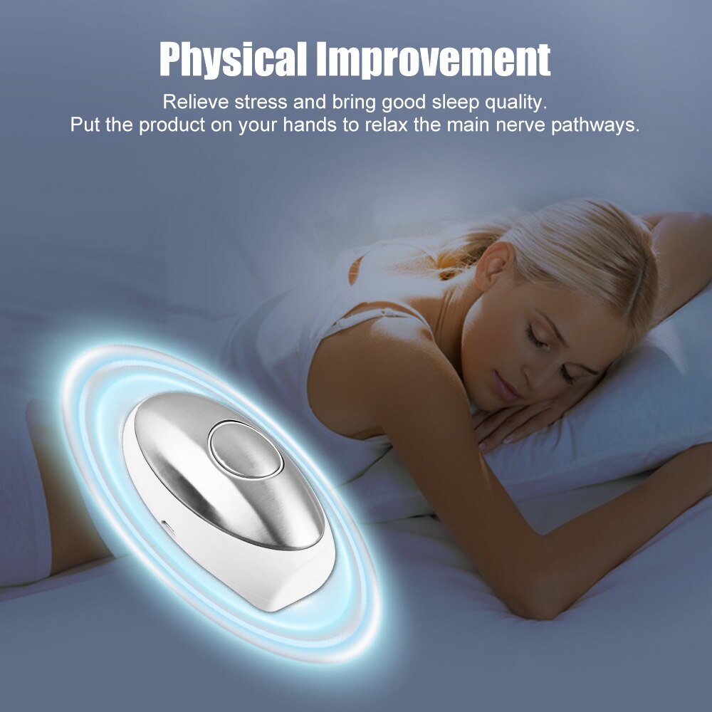 Hand Held Sleep Aid Device Insomnia Microcurrent Sleep Aid Instrument Holding Stress Relief Sleep Aids improving Sleep
