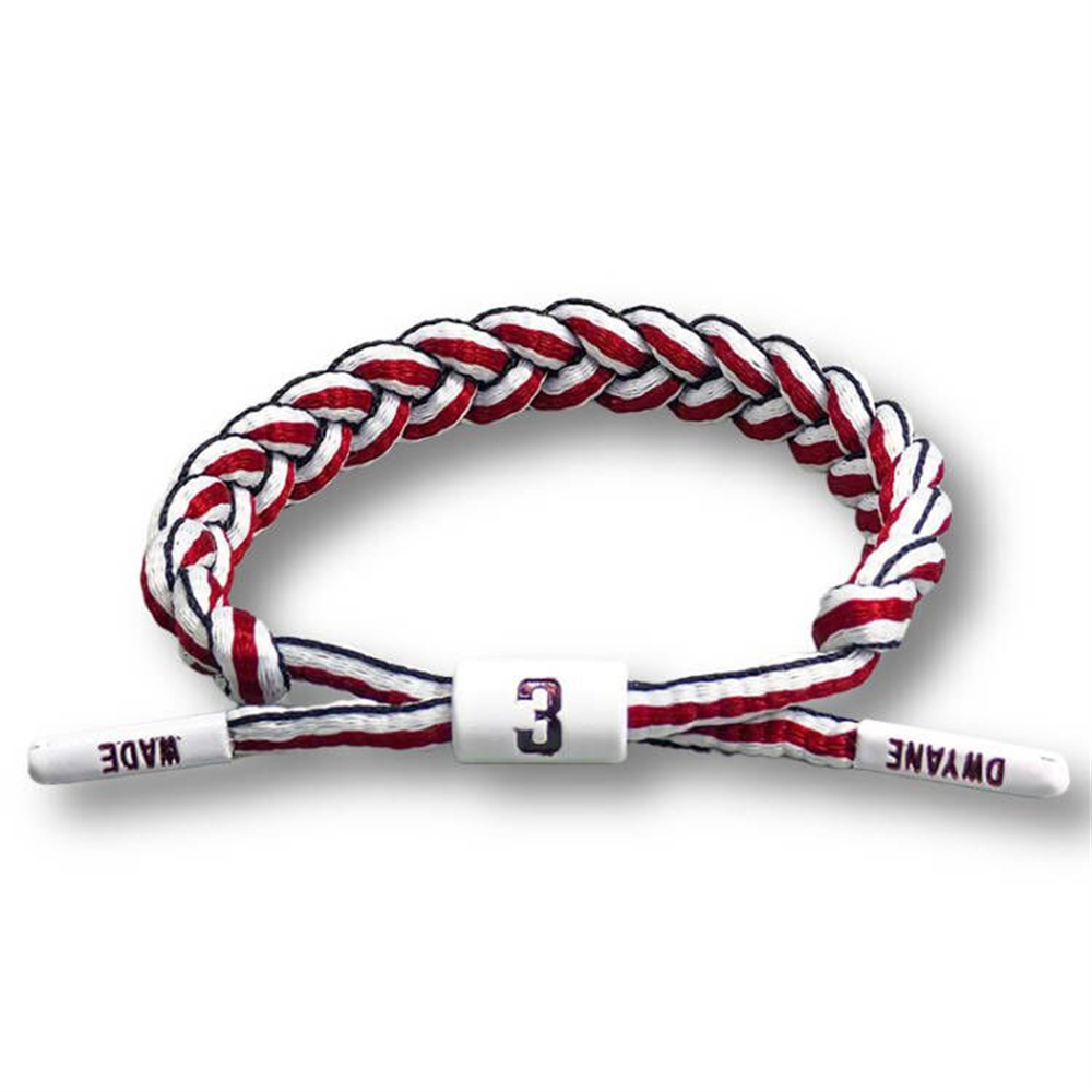 Basketball Player Number Braided Rope Bracelet Baseball Football Volleyball Sport Bangles for Men Adjustable Wristbands: cobalt violet