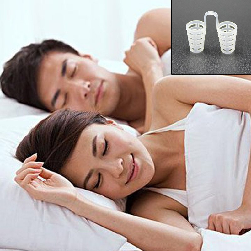 Handige Anti Snurken Ademen Slaap Nose Clip Snore Stopper Aid Neus Dilators Congestie Apparaat HY99 JA04