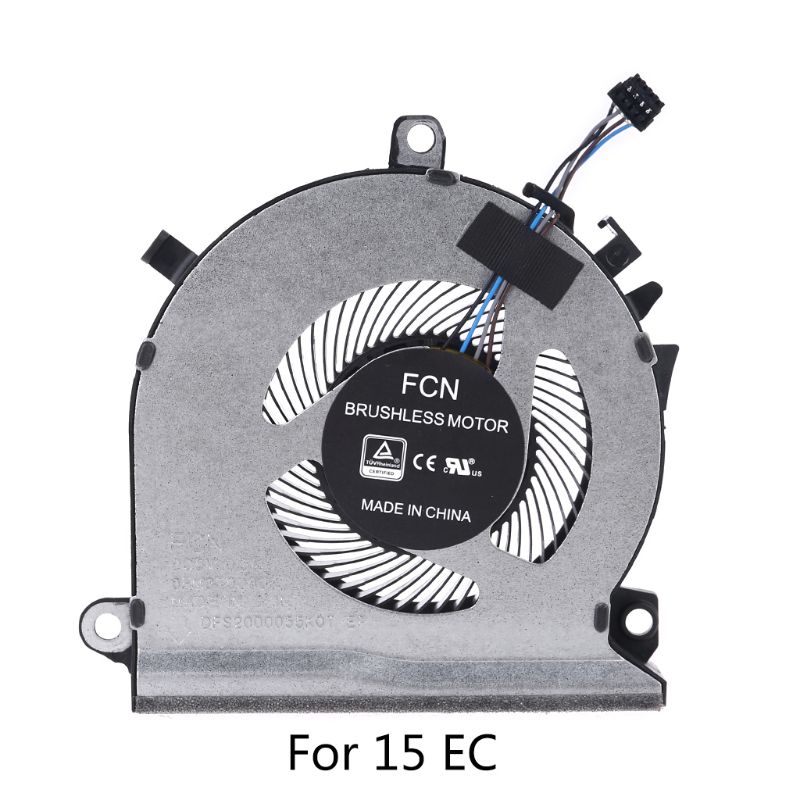 ventilador de refrigeración para ordenador portátil para 5 Gaming 15-EC 15-EC0016ax 15-EC0075ax L77560-001 eficiente disipación del calor con poco ruido