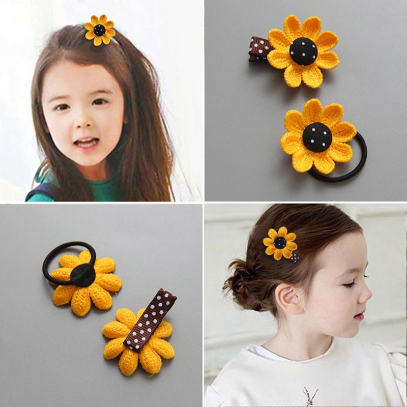 Baby Cute Cartoon Flower Hair Pin Girls Hair Clips Children Hairpin Princess Hair Accessories Headbands