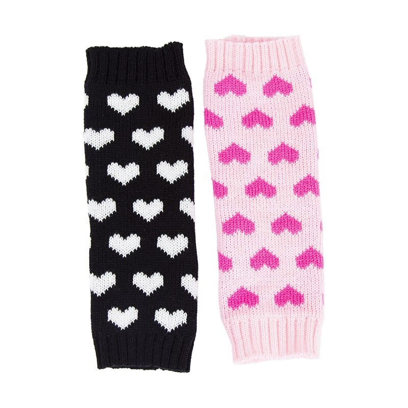 Japanese Lolita Sweet Heart Girls Leg Warmer Knit Socks Wool Ball Knitted Foot Cover Cosplay Women Heap Heap Socks