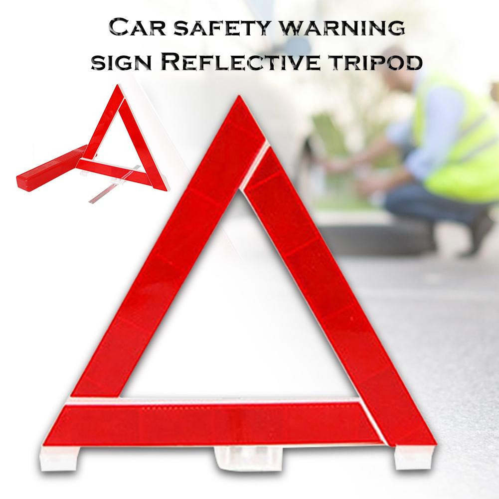 Car Accessories Car Vehicle Emergency Breakdown Warning Sign Triangle Reflective Road Safety Parking Warning Signs