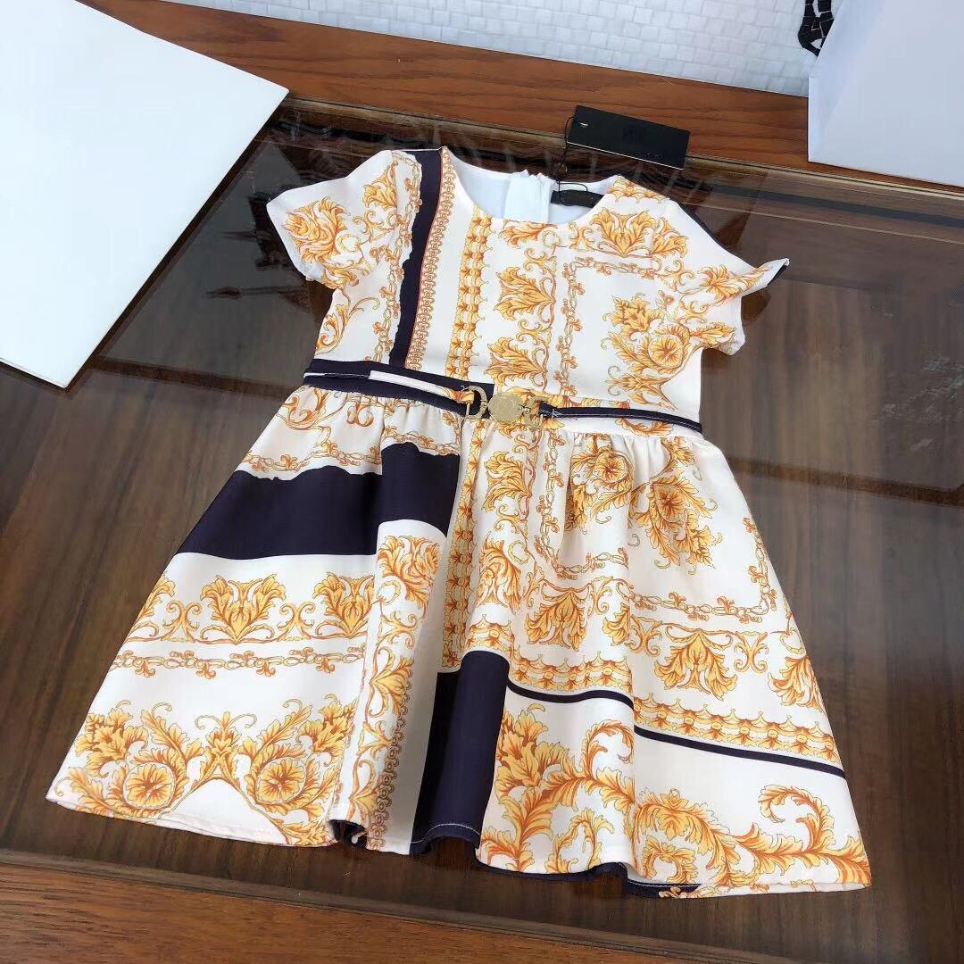 Zomer Meisjes Korte Mouwen Jurken, Grote Kinderkleding Vergelijkbaar Met Prinses Jurk Jurk Rok Fee